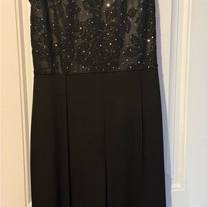 Joseph Ribkoff Black and Silver Dress